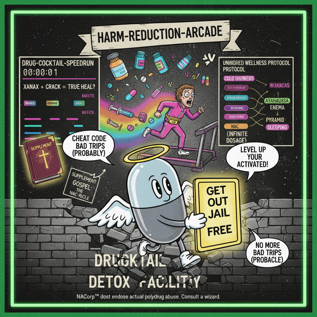 NAC is your get-out-of-jail-free card for polydrug abuse, apparently