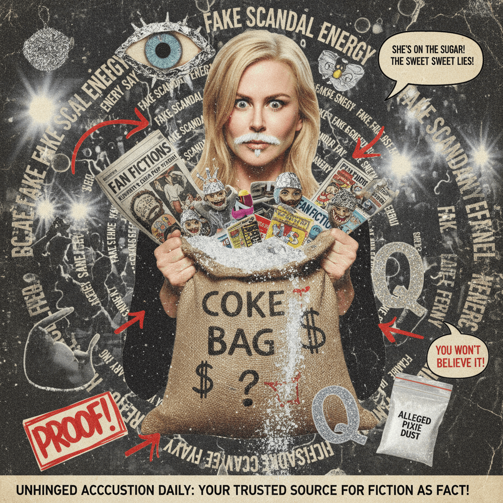 Nicole Kidman's alleged coke bag moment: unhinged fan fiction as news