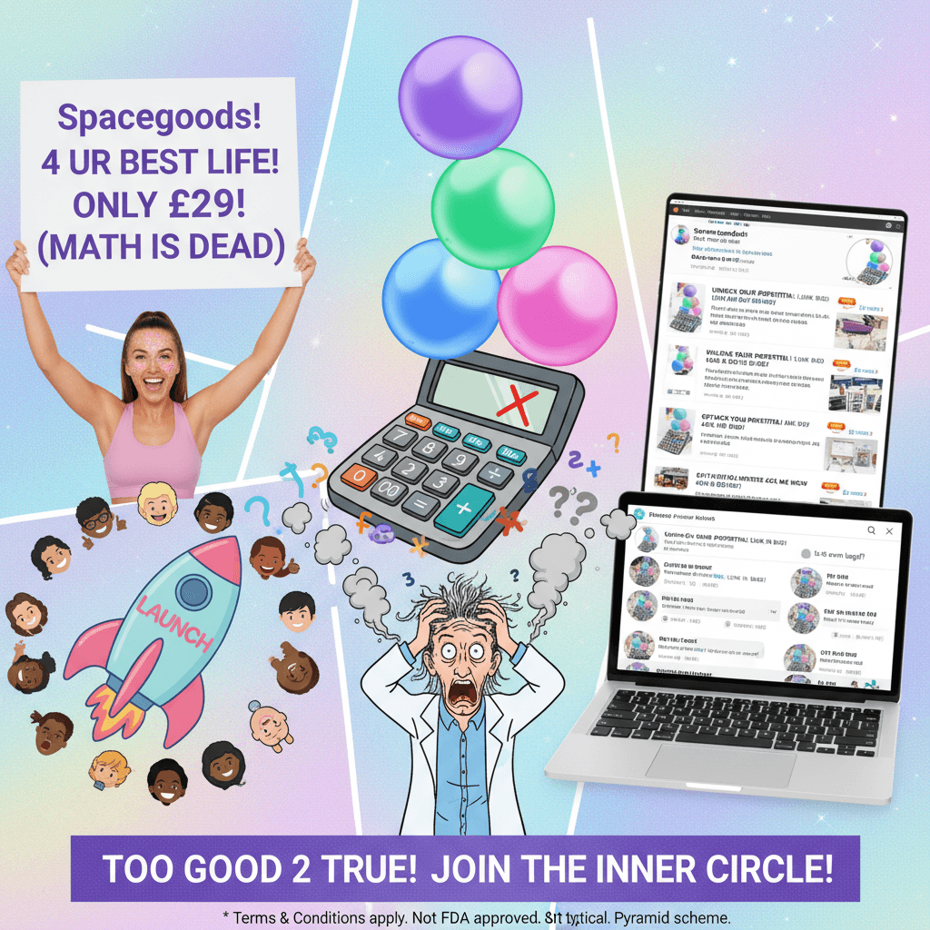 Spacegoods tells you 4 products cost £29, math immediately dies