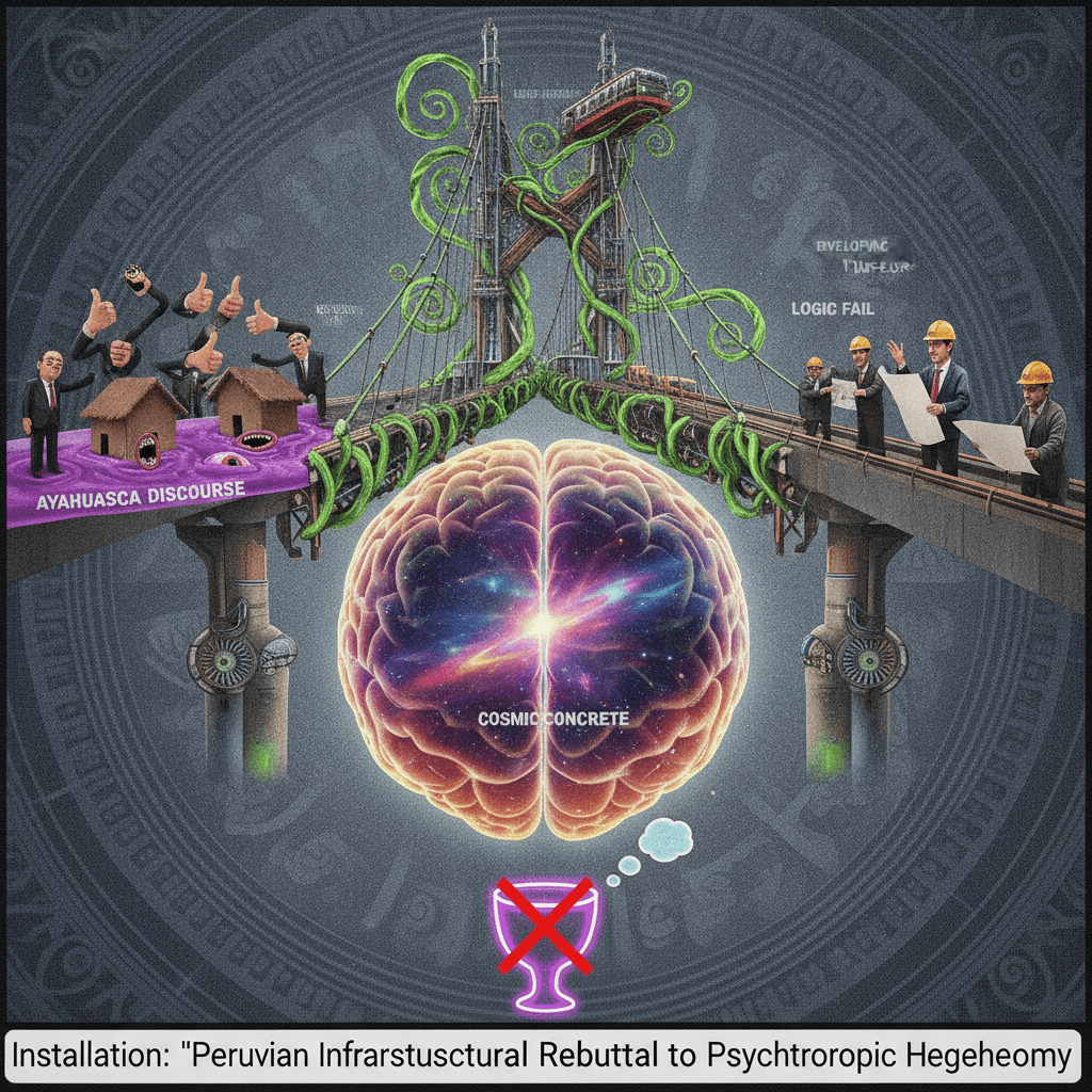Peruvian infrastructure as ayahuasca counterargument