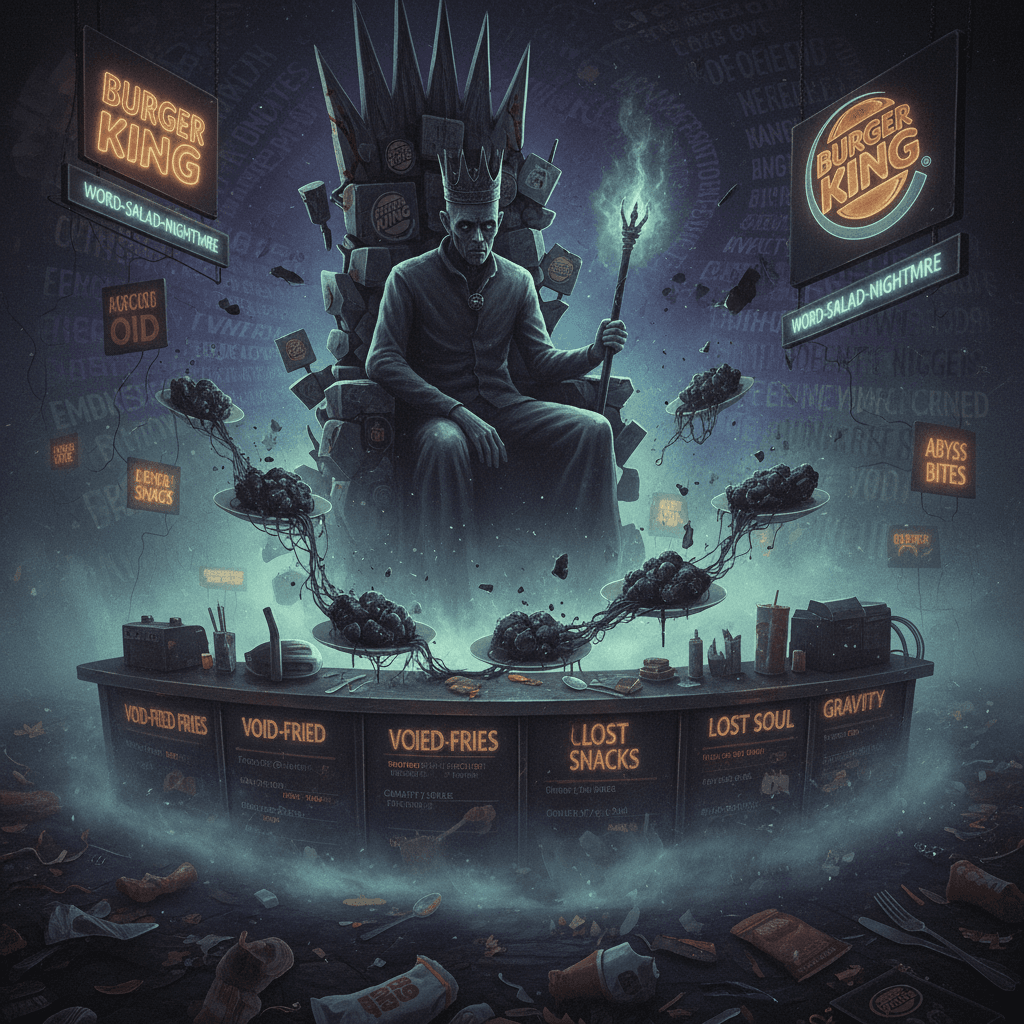 burger king of nothing serves nuggets from the abyss