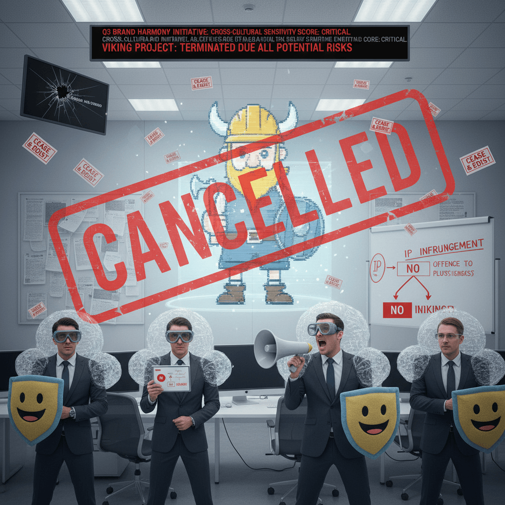 Viking can't exist: too much liability, might offend shields