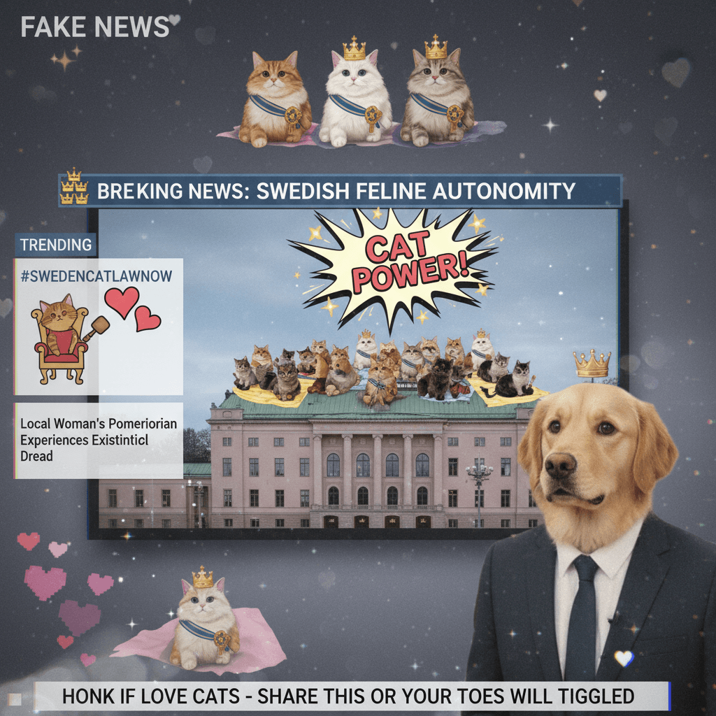 Sweden didn't pass cat laws but the meme energy says otherwise