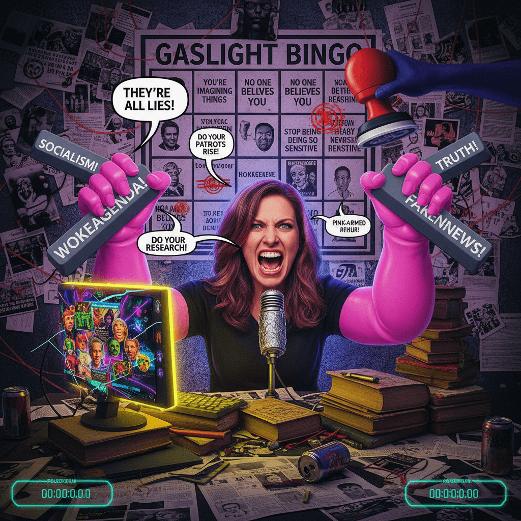 Jennifer Welch speedruns political discourse with pink-arm slurs