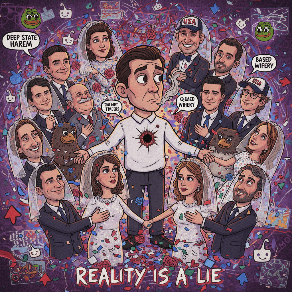 charlie kirk got shot and everyone had his wife, very normal observation