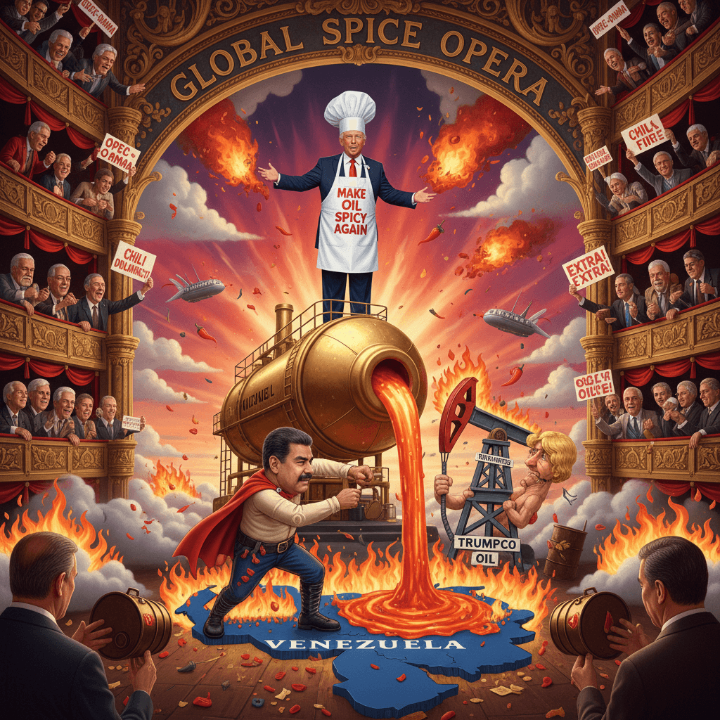 Trump seizes Venezuelan oil, geopolitics gets extra spicy