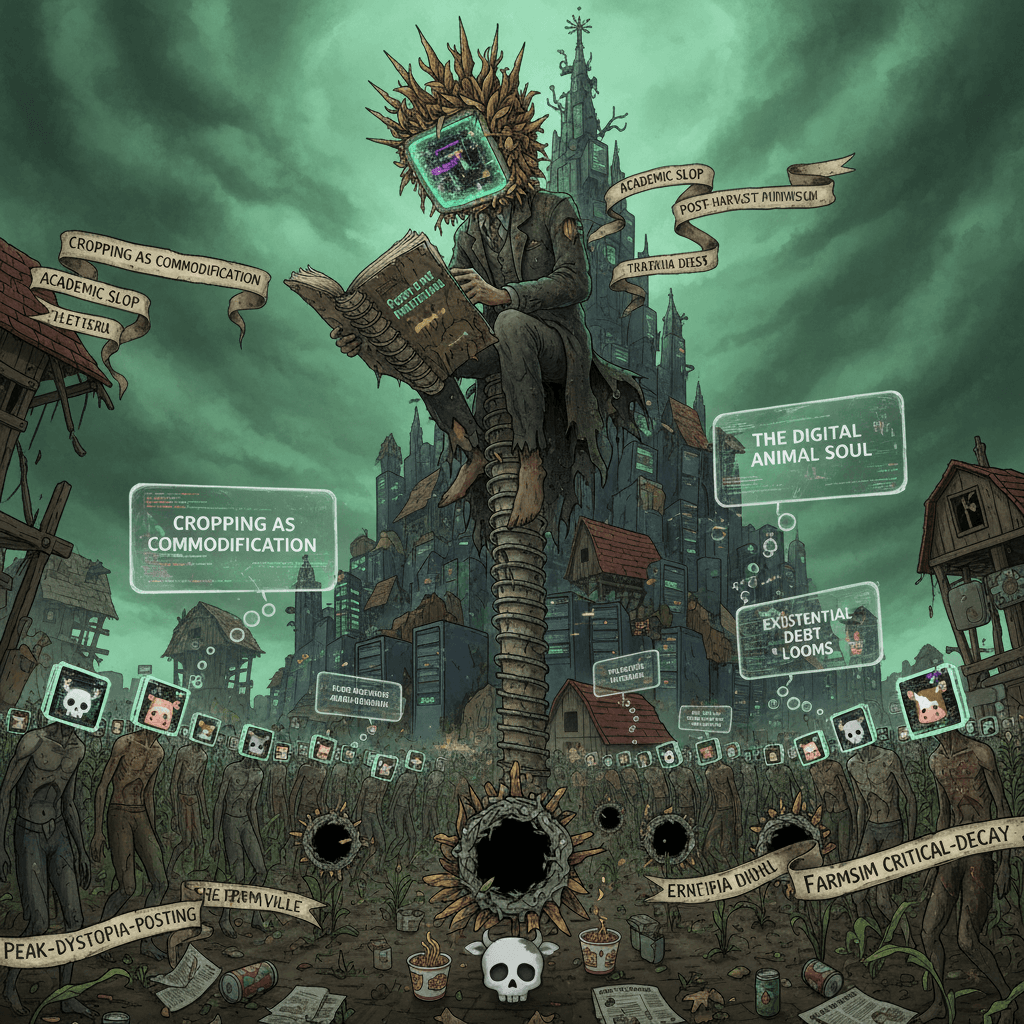 Writing a PhD thesis on FarmVille's existential implications, very serious