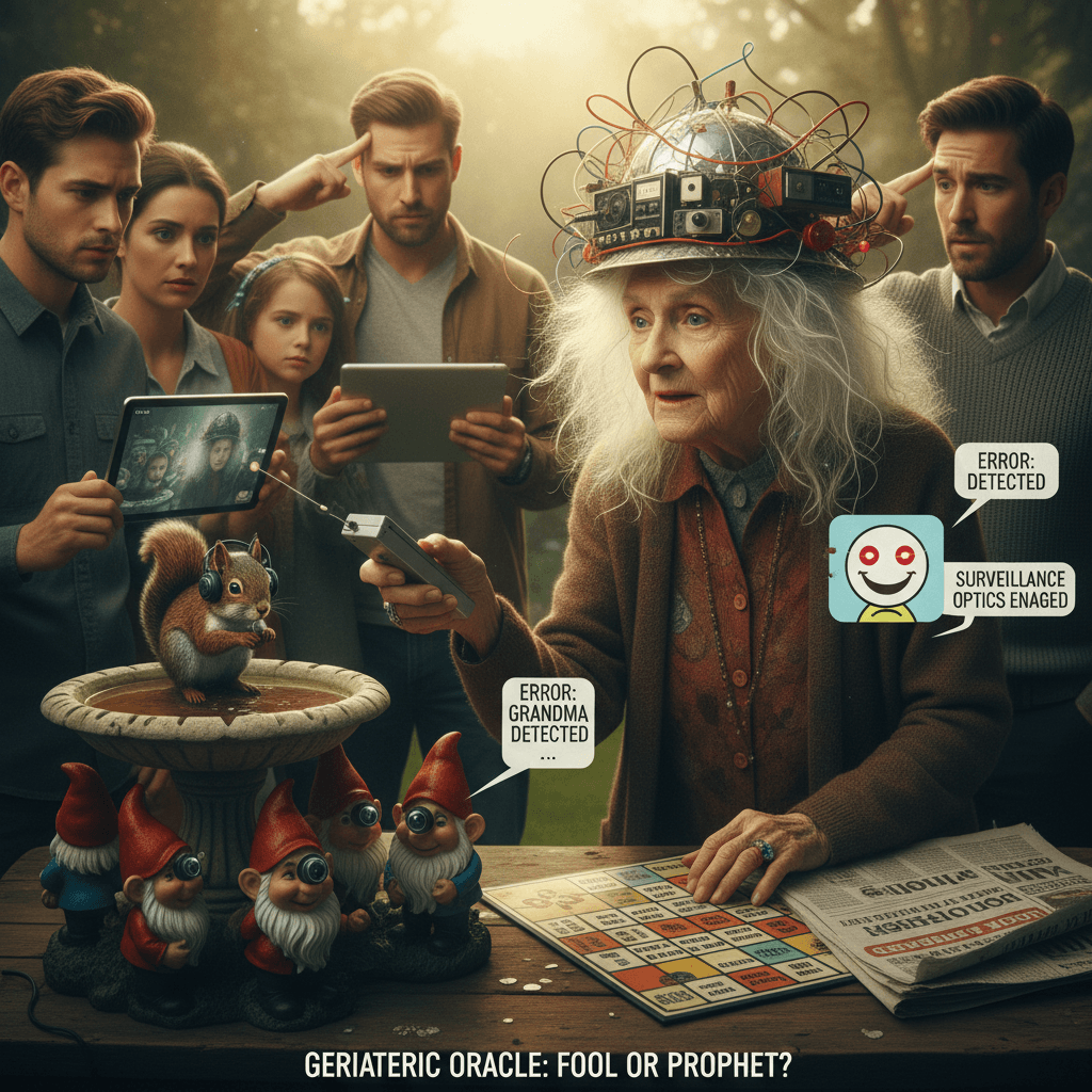 centenarian accidentally correct about surveillance, family considers it dementia