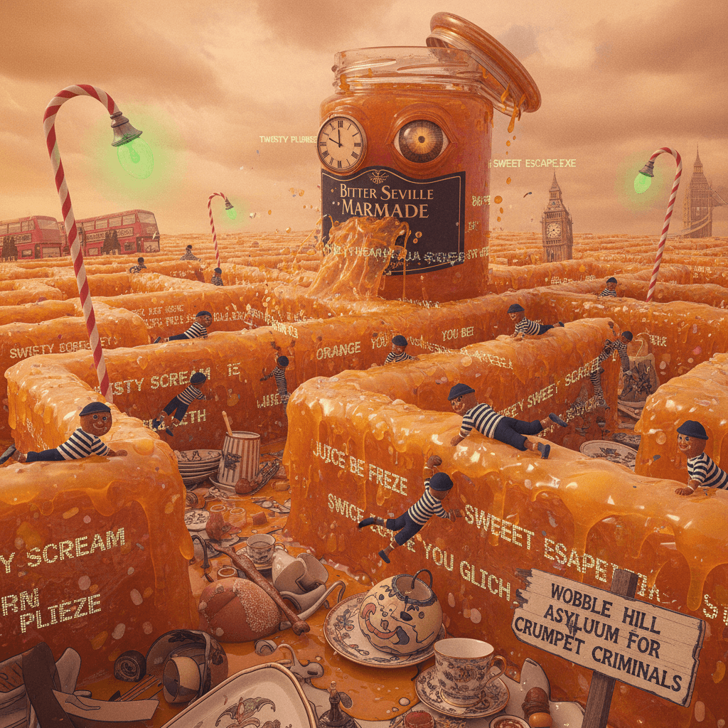 marmalade prison break but the maze speaks in corrupted fonts