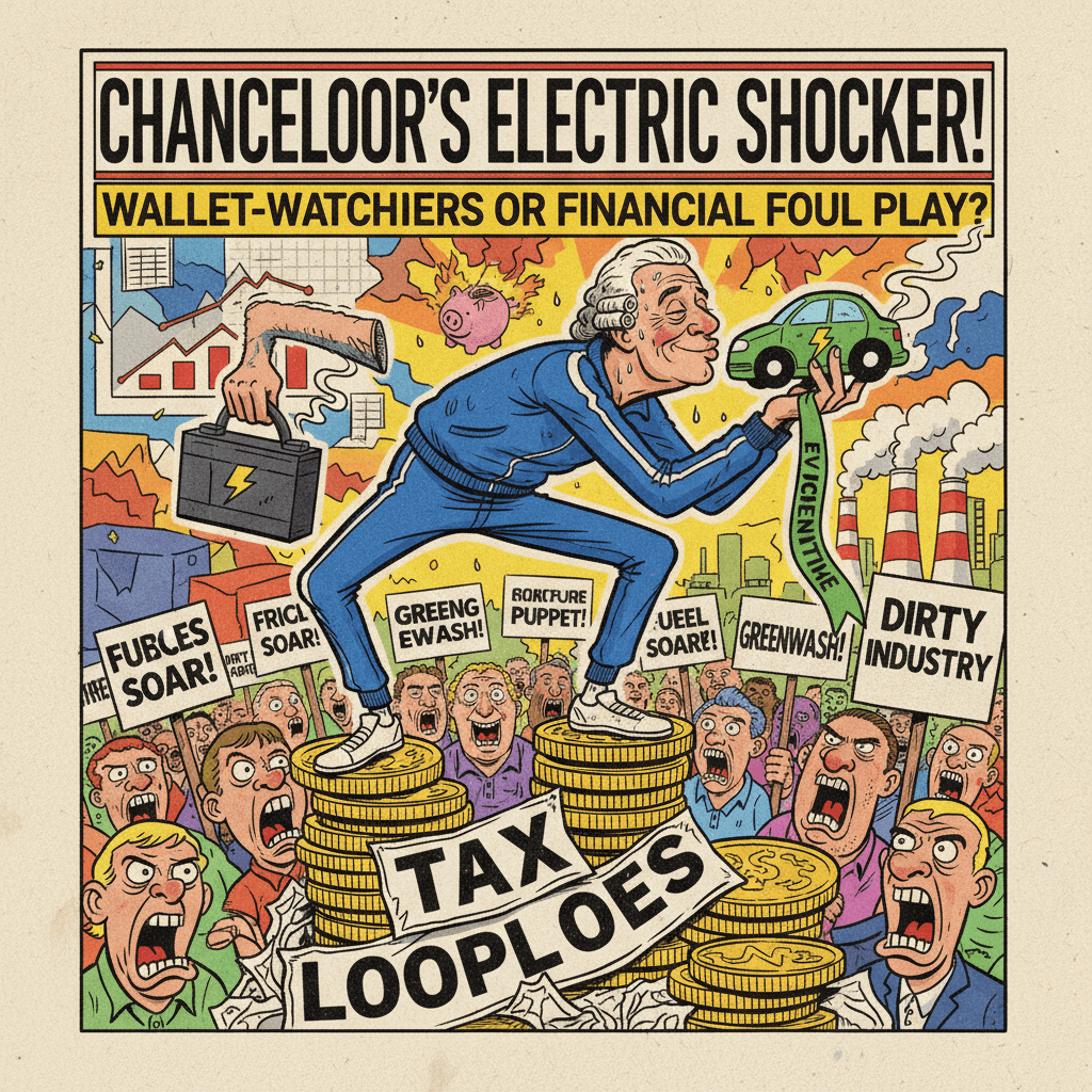 Chancellor performs tax gymnastics while pretending to love EVs