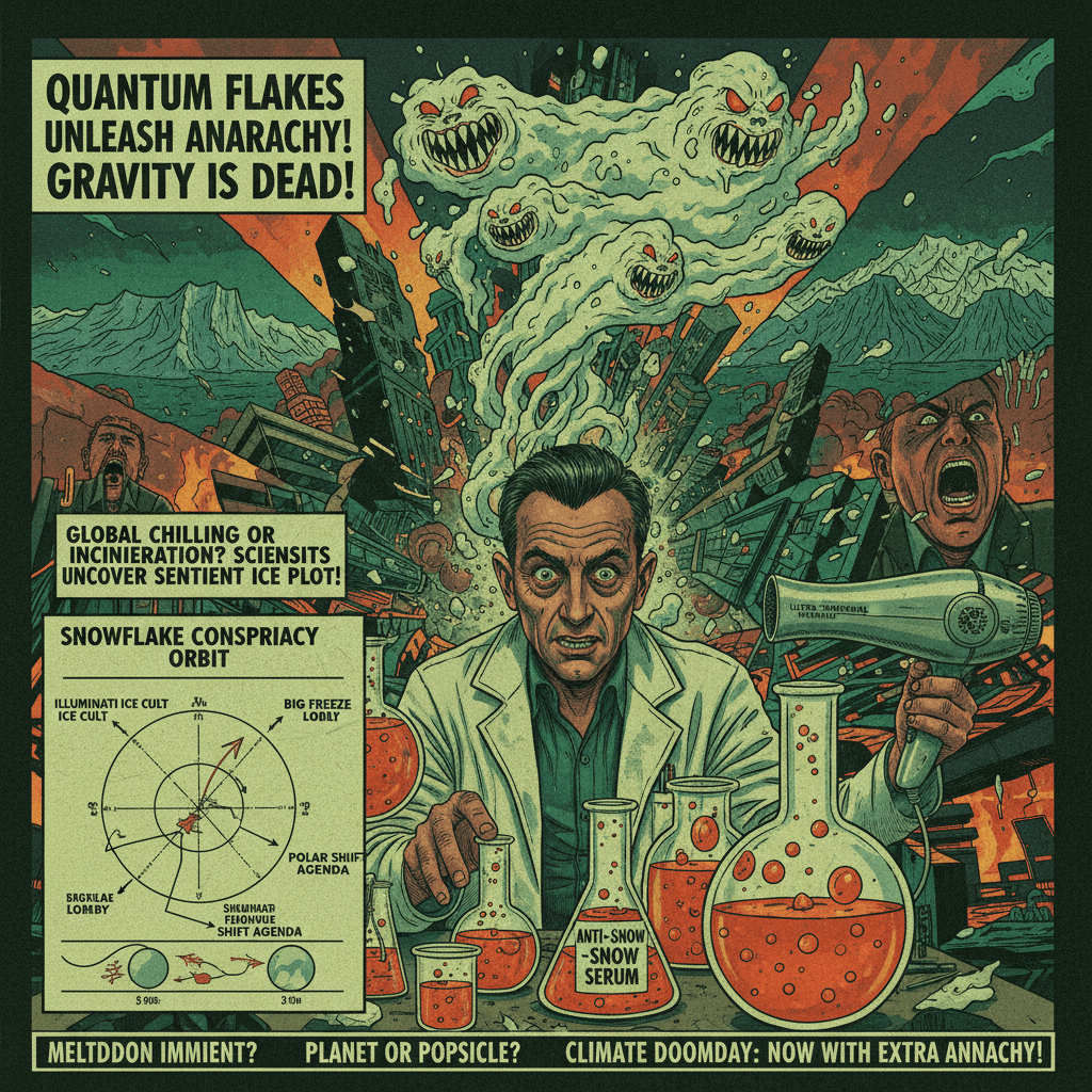 possessed snow doesn't follow physics, also definitely melt it