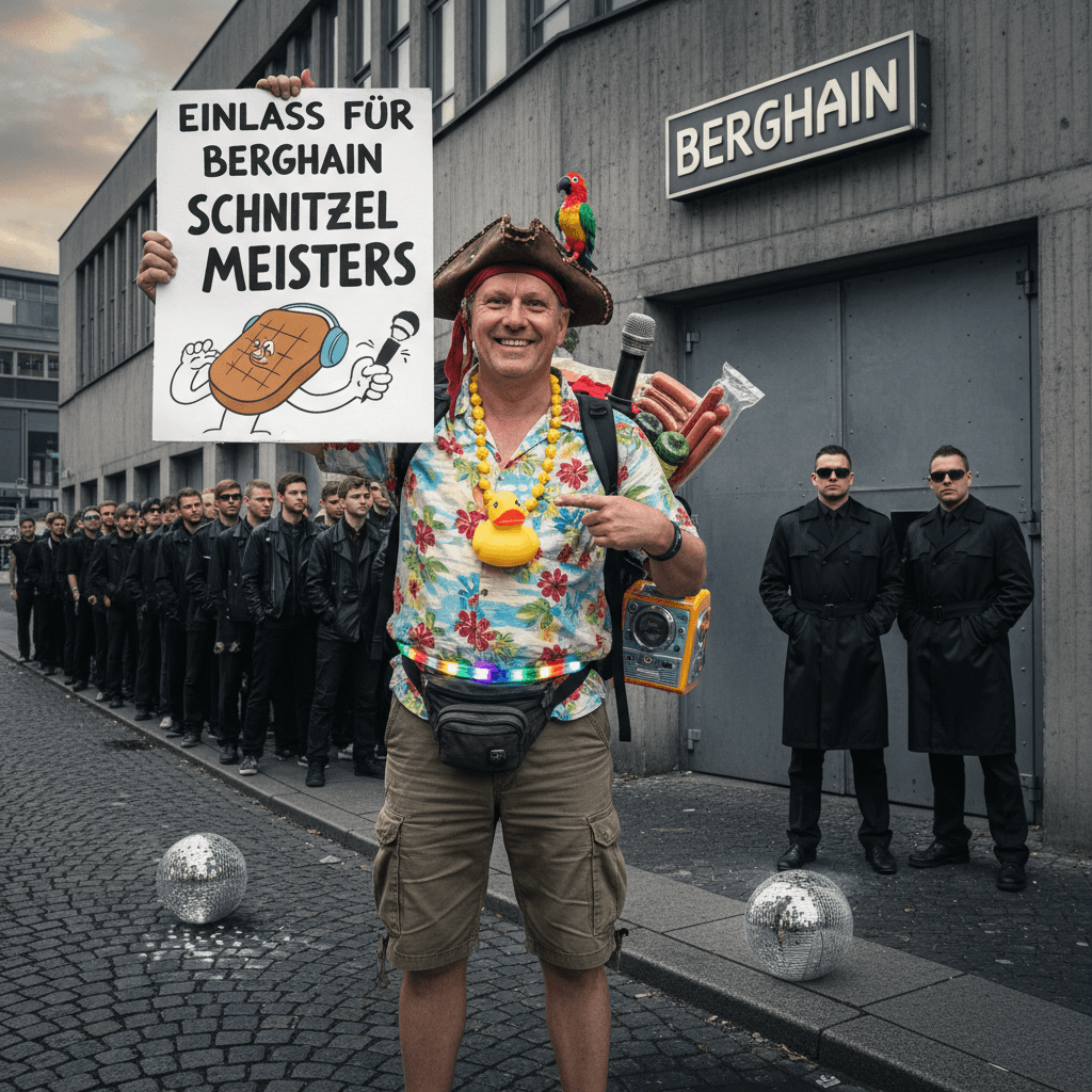 Worst Berghain infiltration plan ever devised by humanity