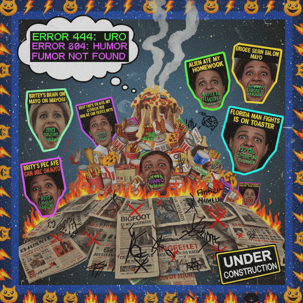 Peak slop: tabloid madness meets word salad nightmare fuel