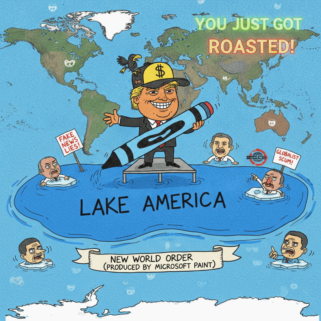 Lake America: when geopolitical petulance meets MS Paint cartography