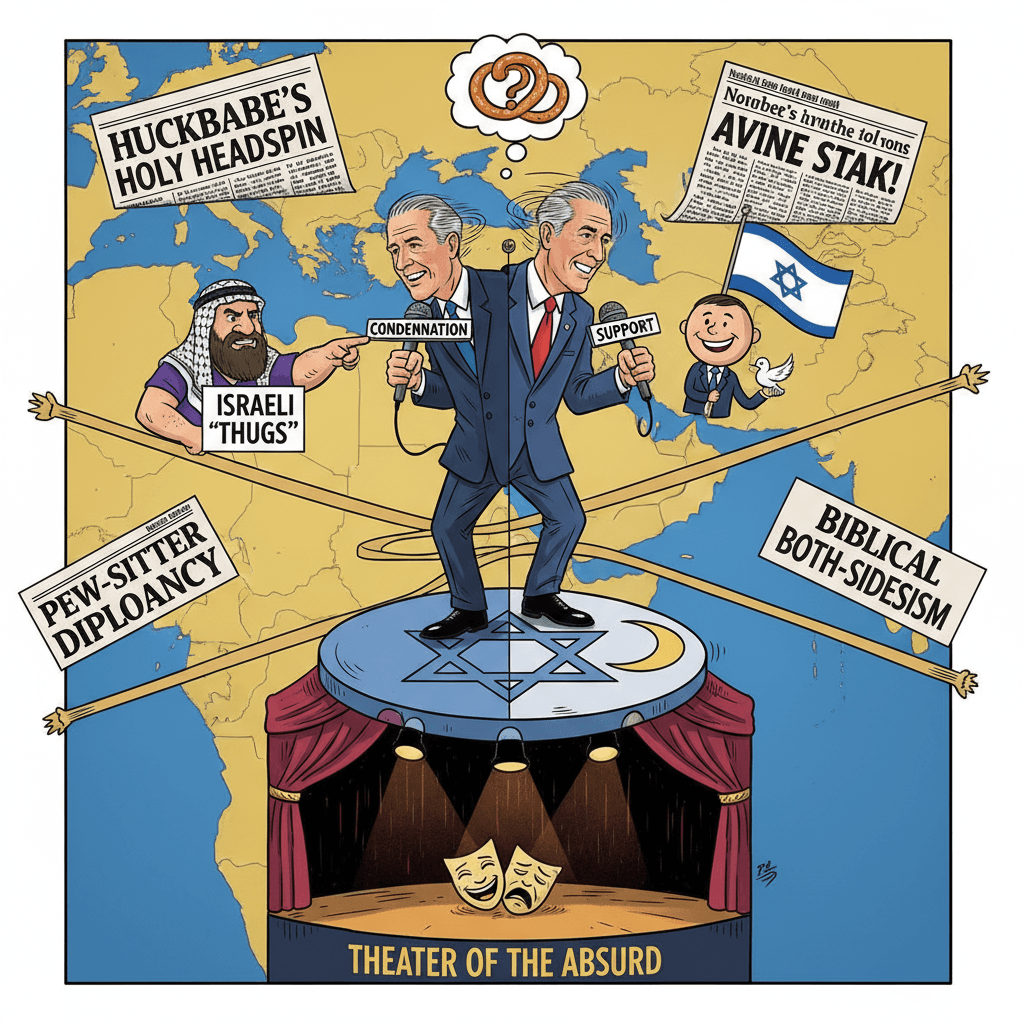 Huckabee condemns Israeli 'thugs' while somehow still supporting Israel