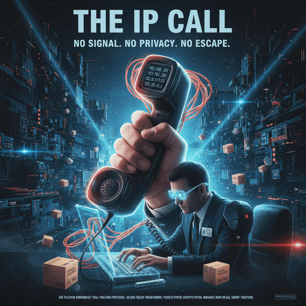 Big Telecom discovers phone calls have IP addresses, writes press release