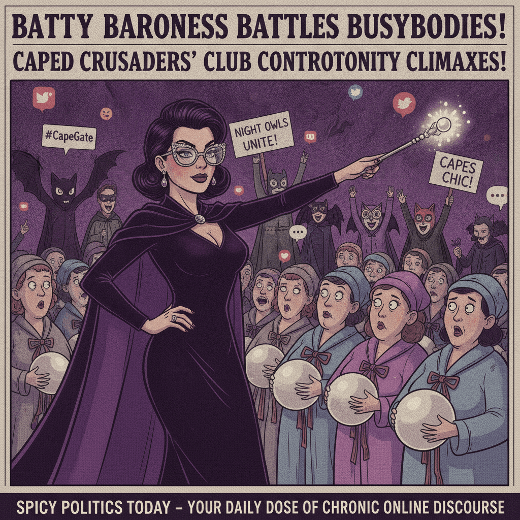 Woman defends vampire orgies from moral pearl-clutchers, more at 11