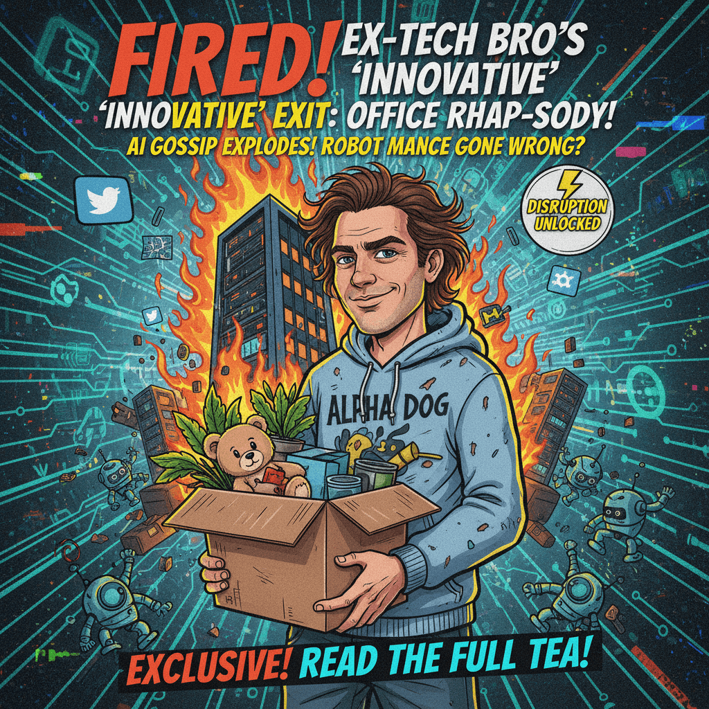 Nothing says 'disruptive innovation' like getting fired over workplace drama