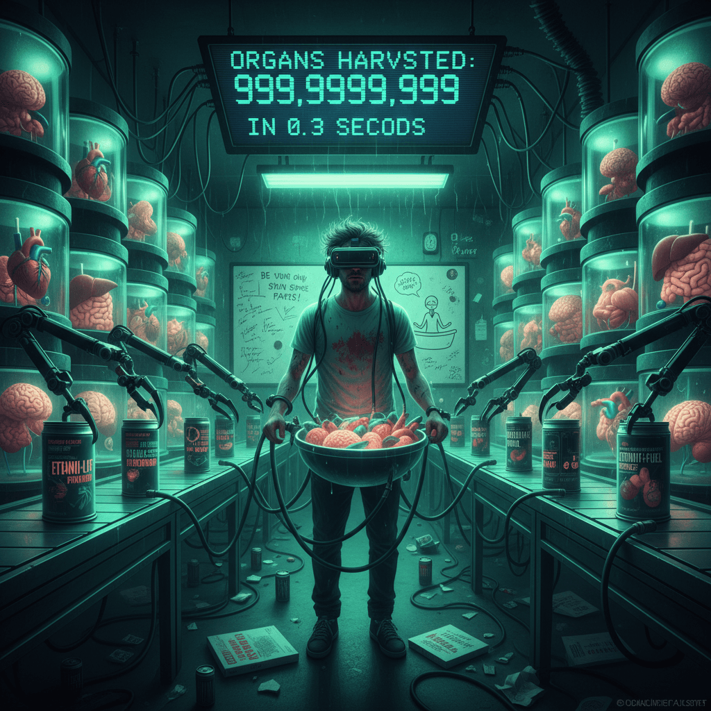 bro just invented the Matrix but make it organ farm