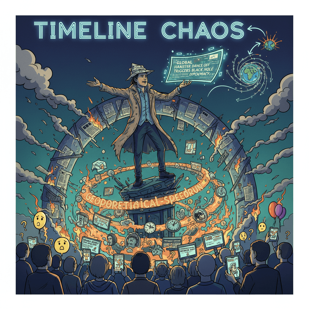 guy posts news headline, somehow expecting applause