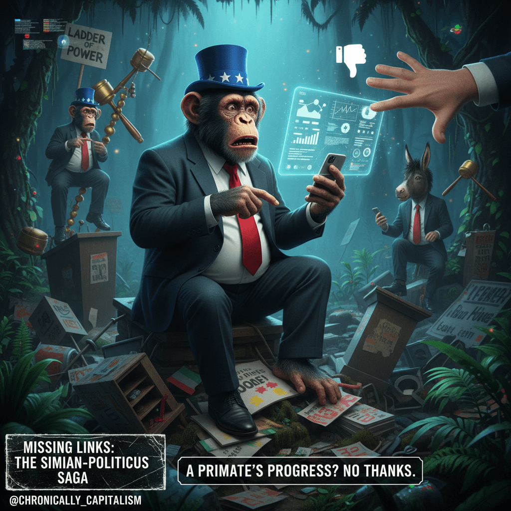 Darwin's missing link: the political evolution nobody asked for