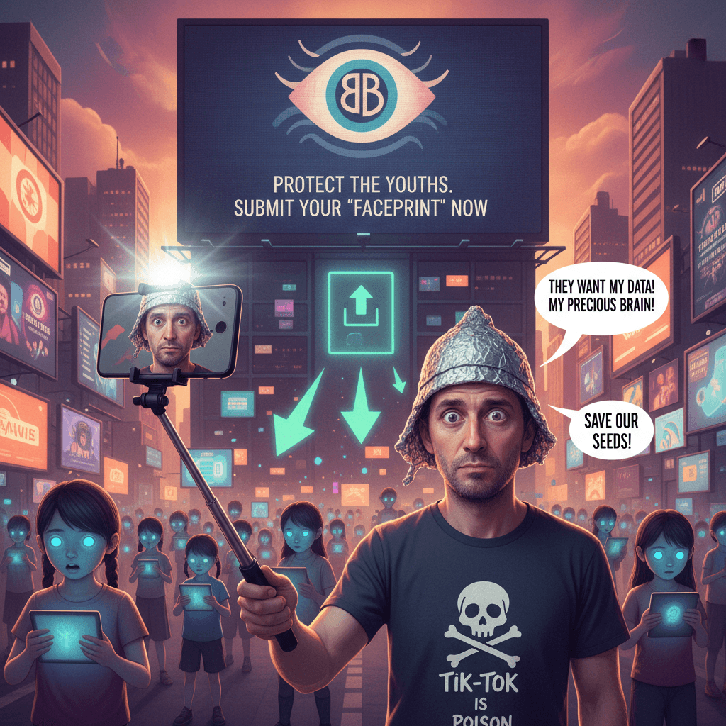 Big Brother wants your selfie to prevent TikTok brain rot, apparently