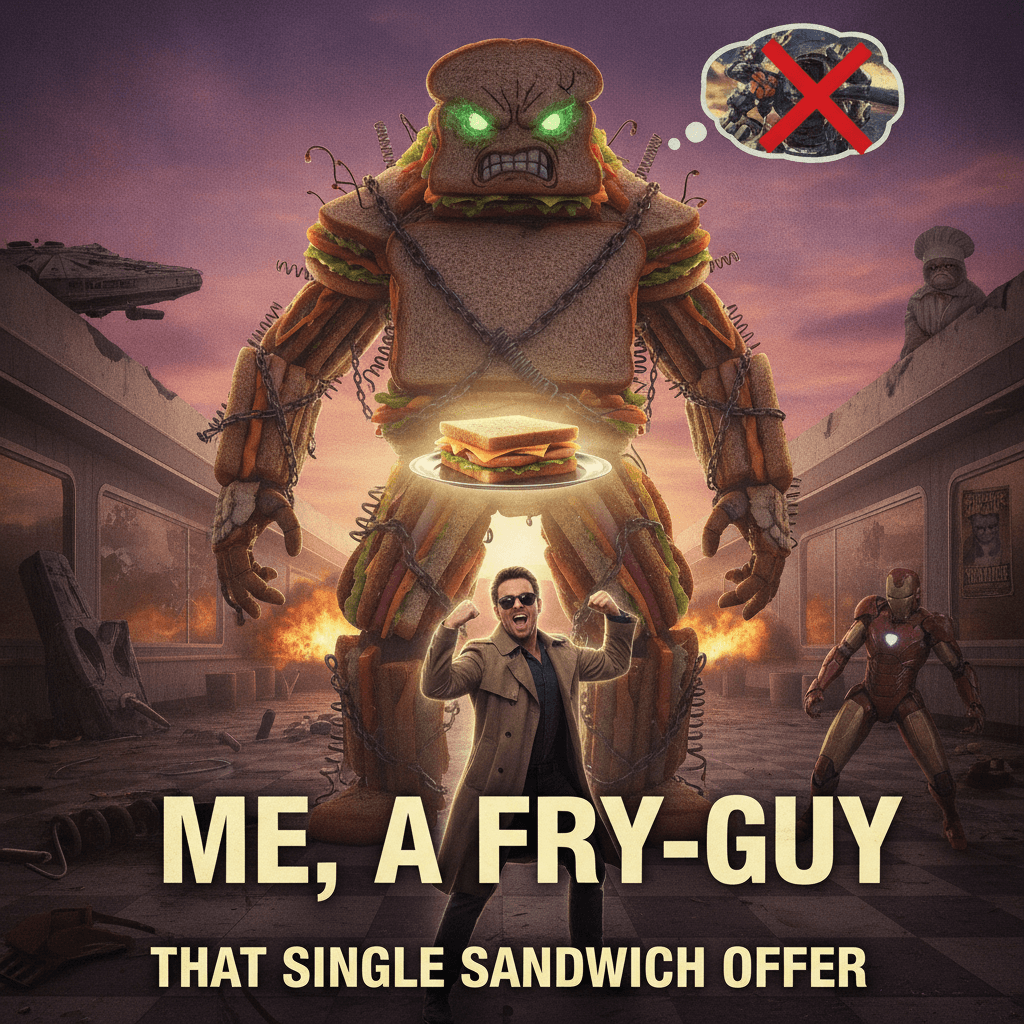 Sandwich refusal hits different when you're built for chaos