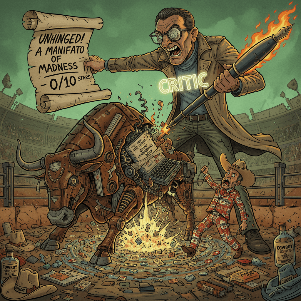 Cowboy Brand gets demolished by journalist for conspiracy book nonsense