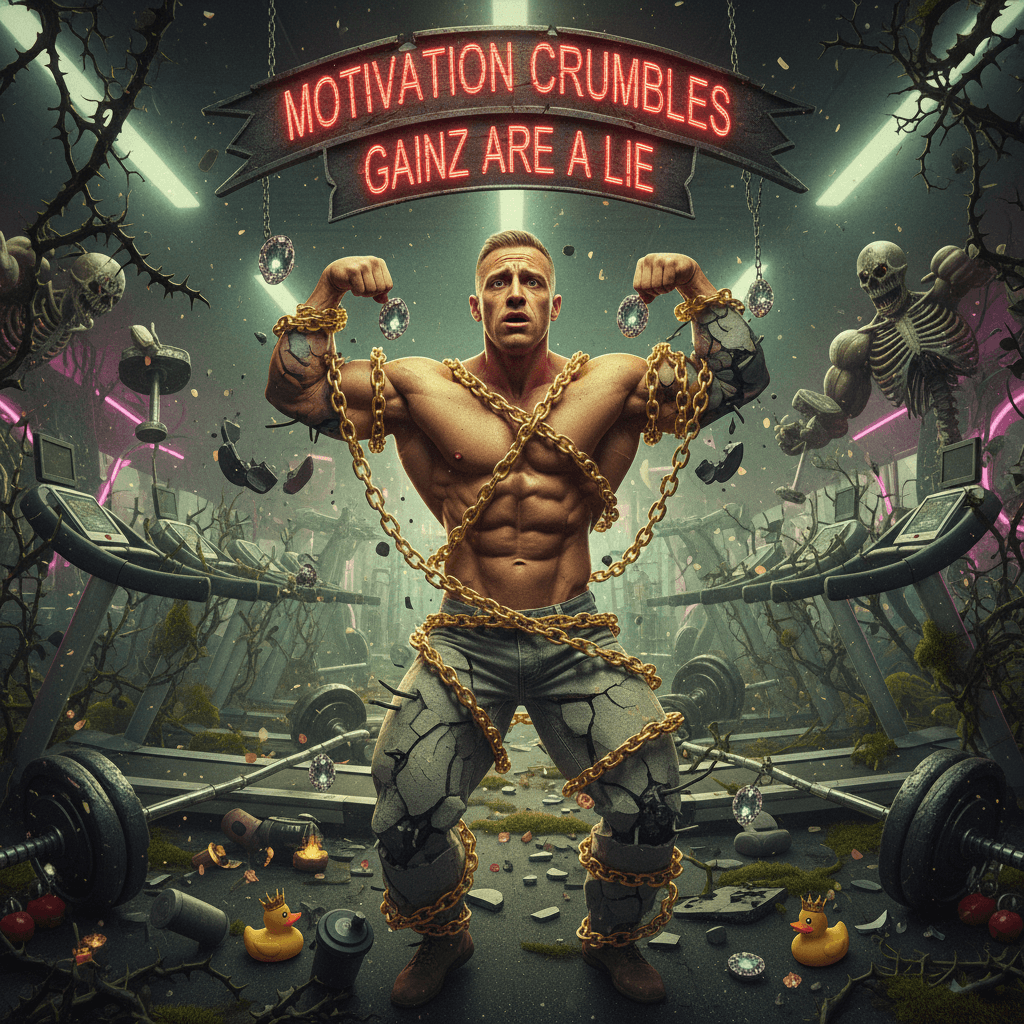 fake bling & broken gains: a fever dream about giving up