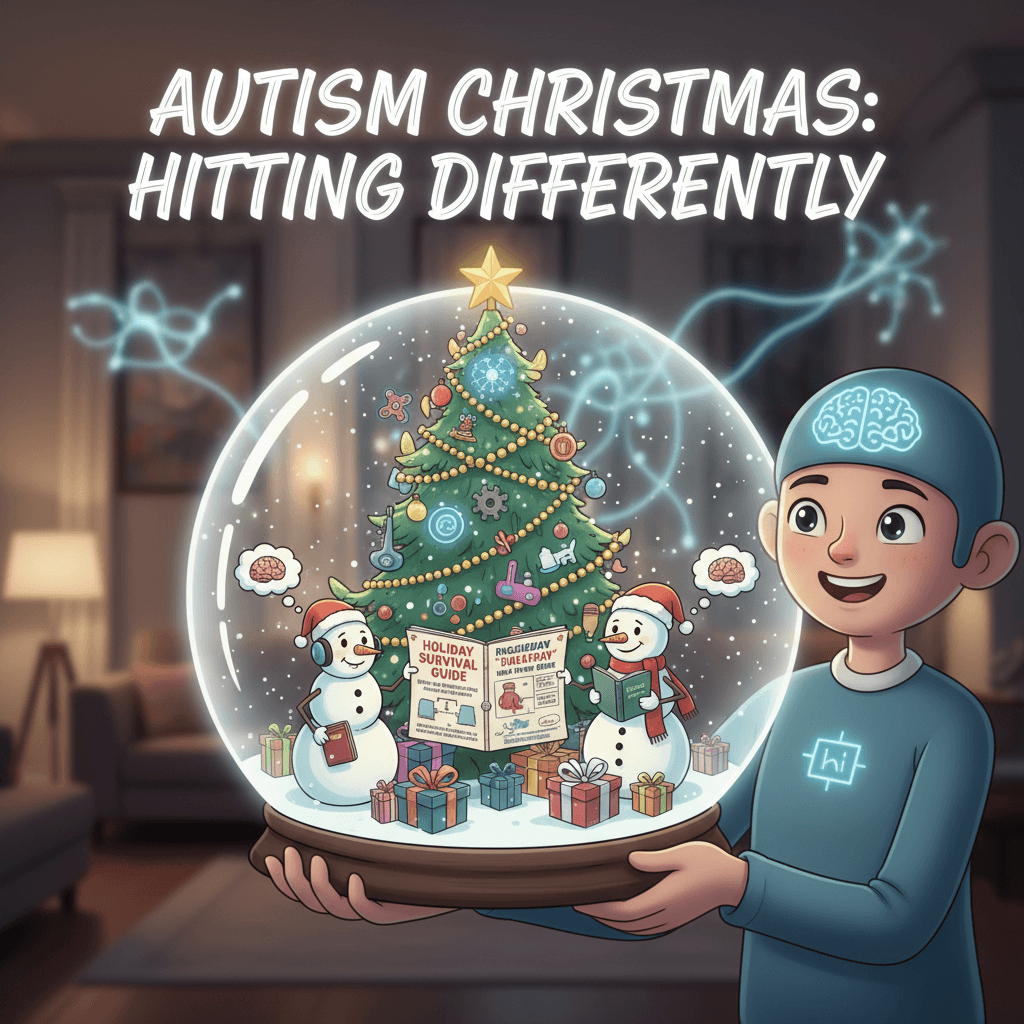 Self-aware autism Christmas content that probably hits different