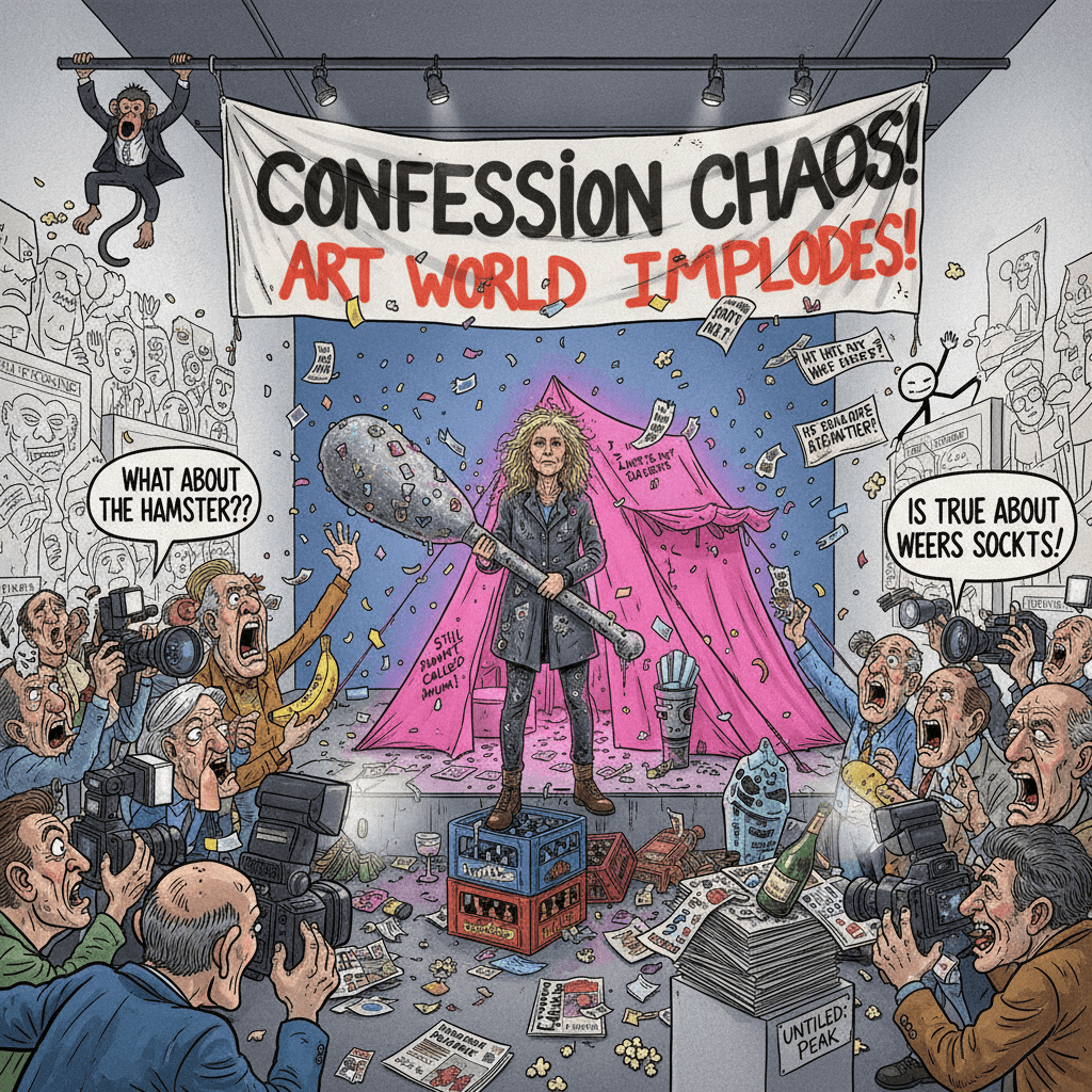 Tracey Emin's blunt confessions meet tabloid sensationalism in peak chaos