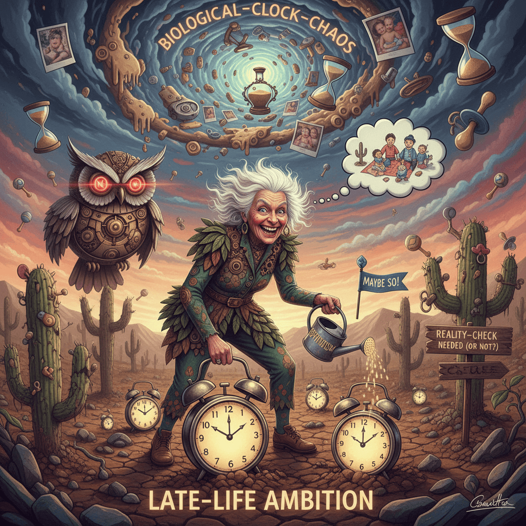 79yo wants kids, nature says no but optimism persists