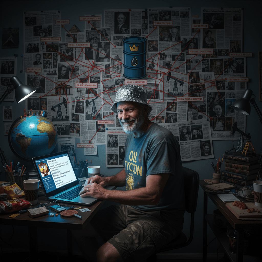 Uncle Dave has cracked the code: everything is about oil, actually