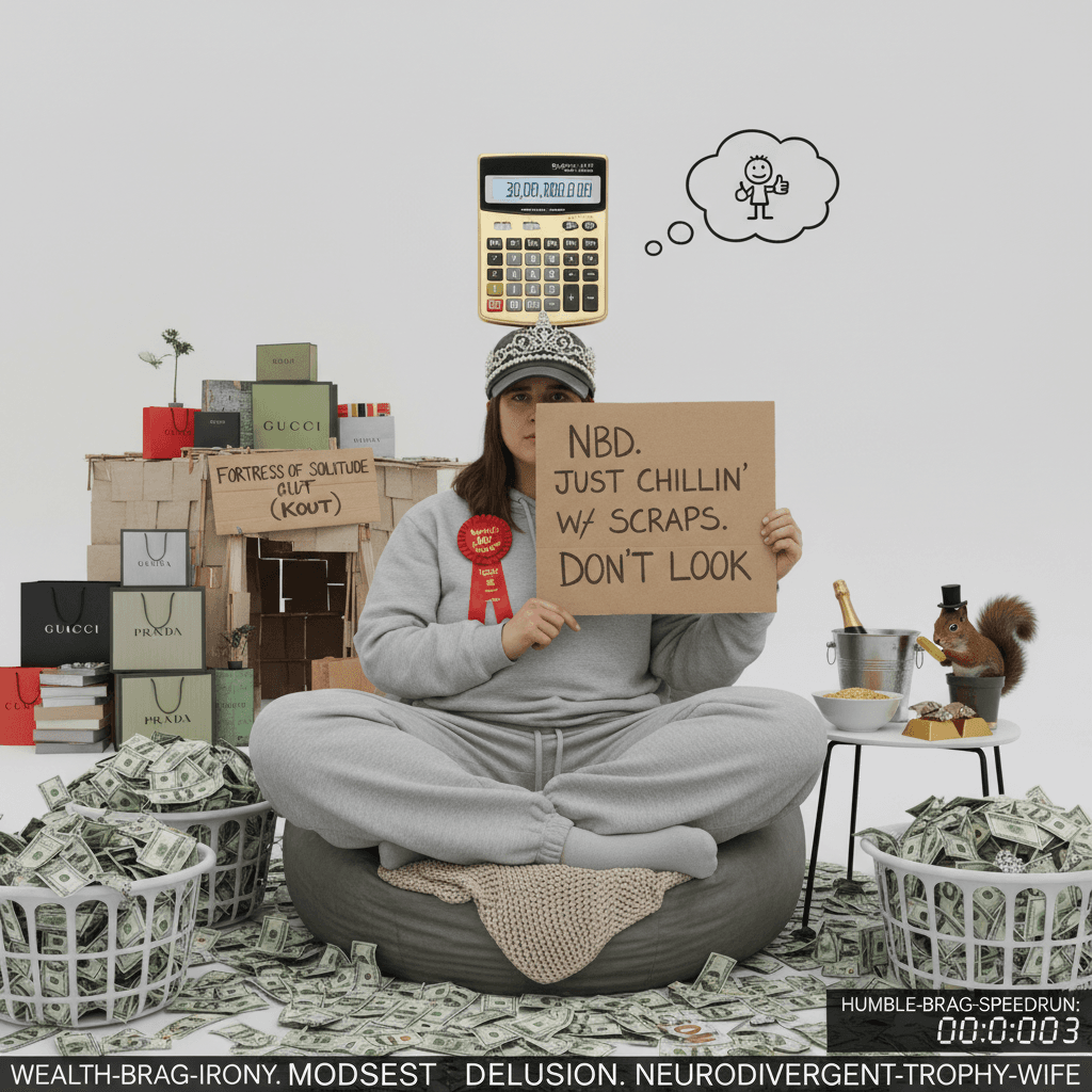 Just vibing with my $30M liquid net worth, totally modest btw