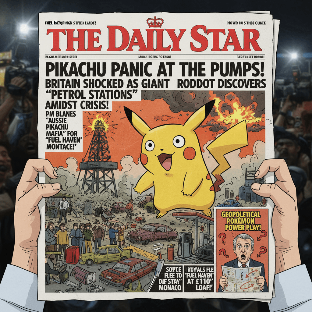 Daily Star discovers petrol stations during crisis: shocked pikachu faces ensue