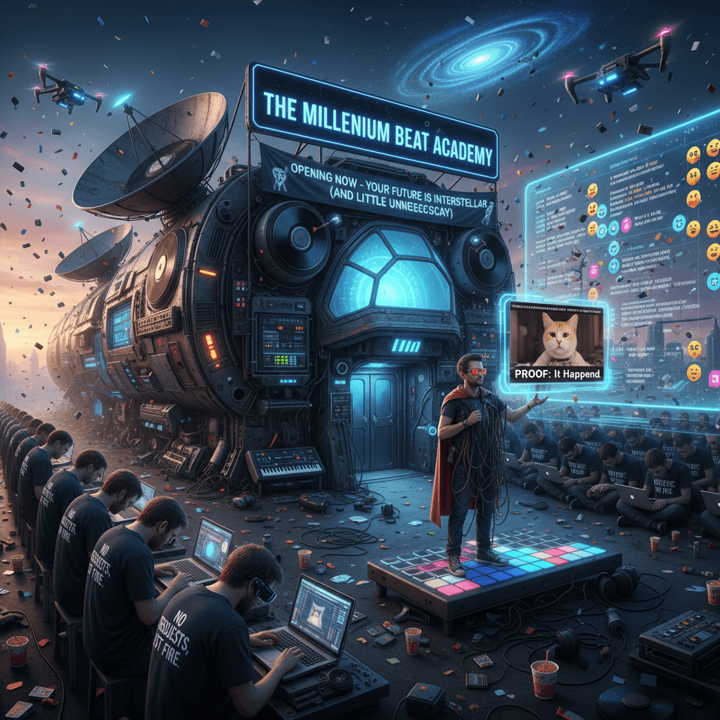 DJ school named after a spaceship opens, nobody asked but here's proof