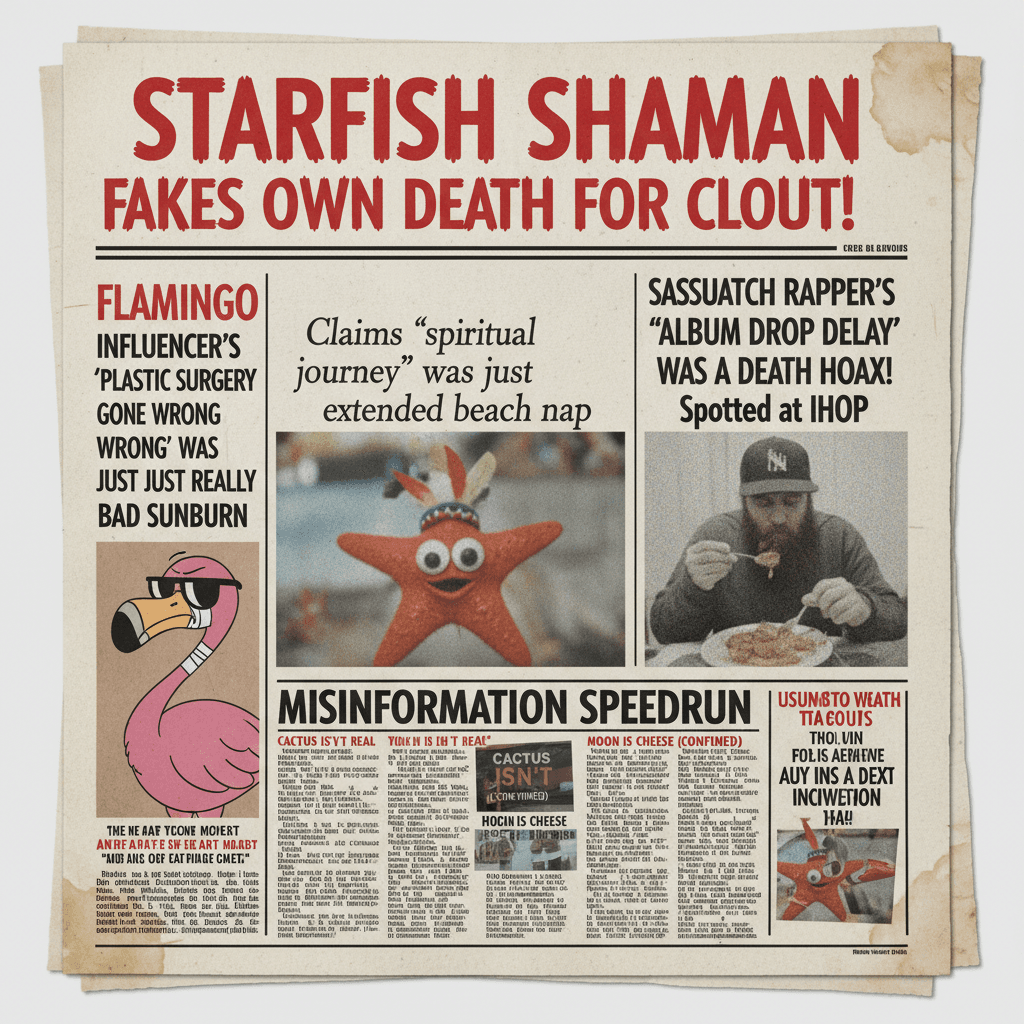 fake celeb death headline hits different when it's unhinged fiction