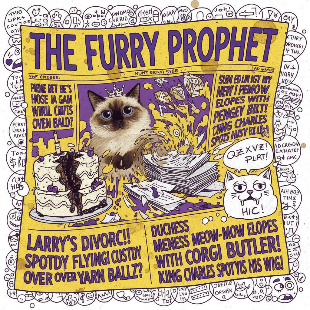 Larry the Cat's divorce saga written by someone having a stroke