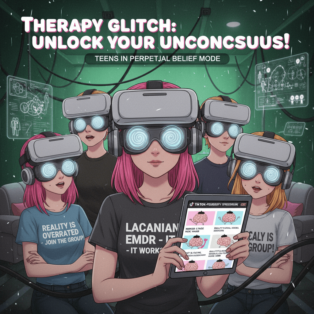 made up therapy, teens believed it, lacanian emdr is now real