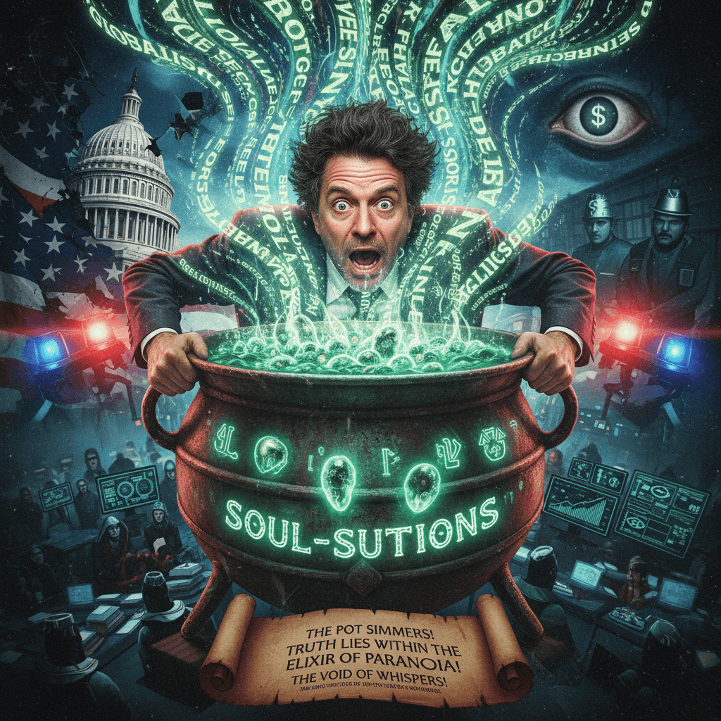 screaming into the void about vague threats and souldions in cauldrons