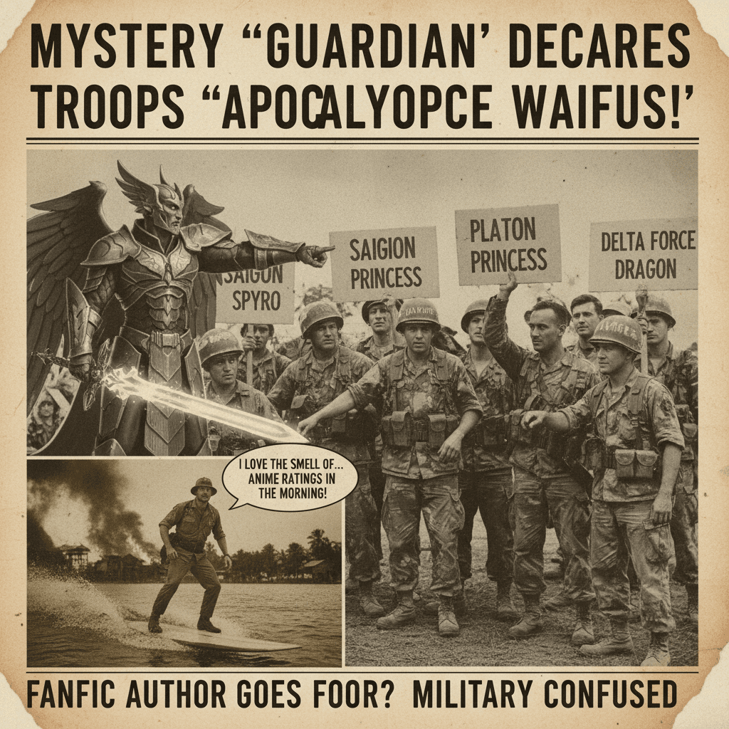 Guardian discovers soldiers exist; awards them fictional character tier