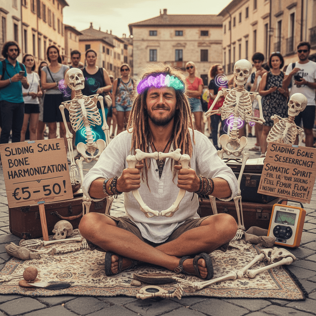 Local healer discovers bones can be rocked into spiritual submission