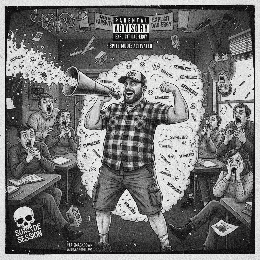 Dad commits social suicide at parent conference with pure spite