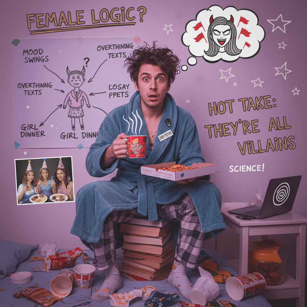 bedroom psychologist discovers women can be evil (2026 colorized)