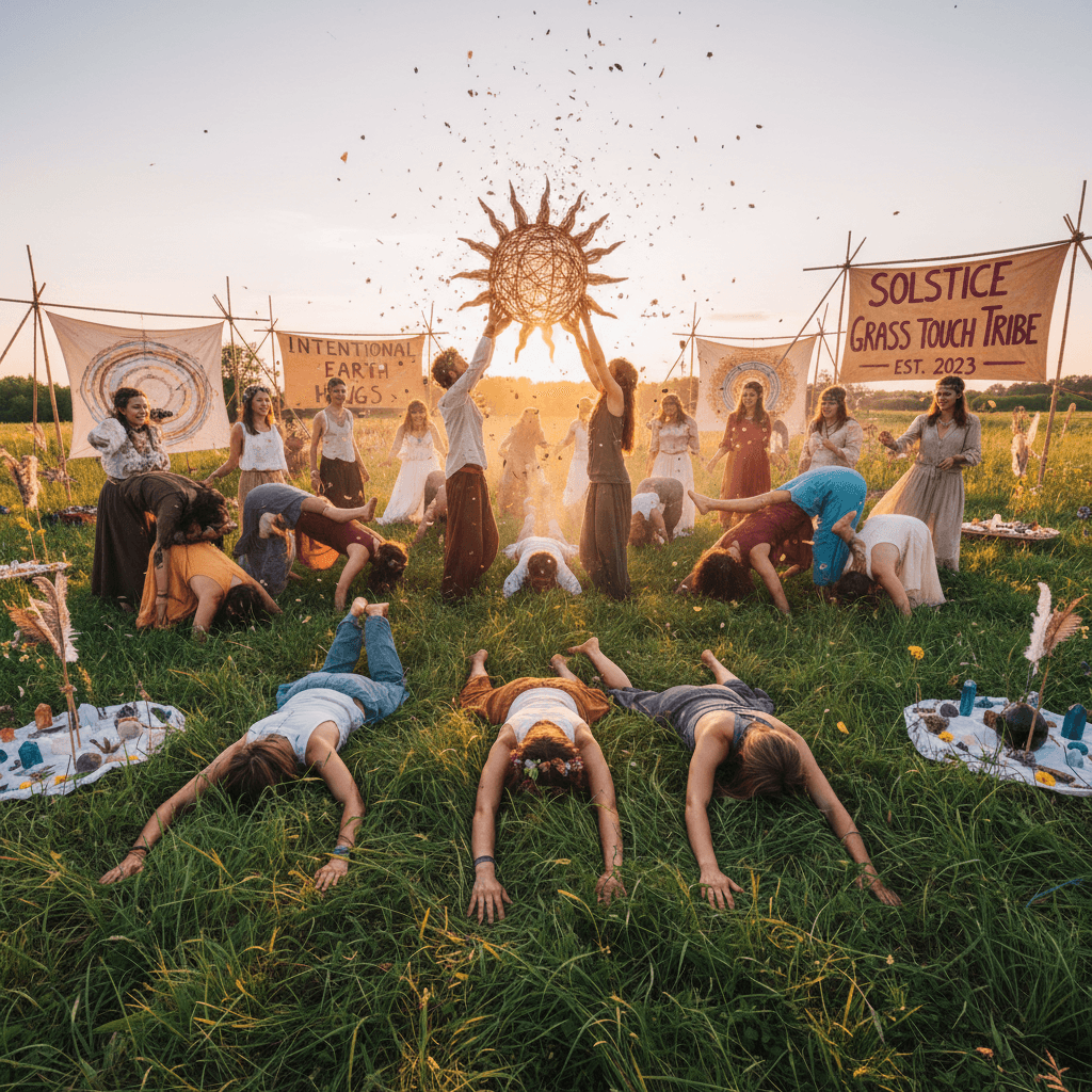 solstice ritual meets contact dance: touching grass with intention