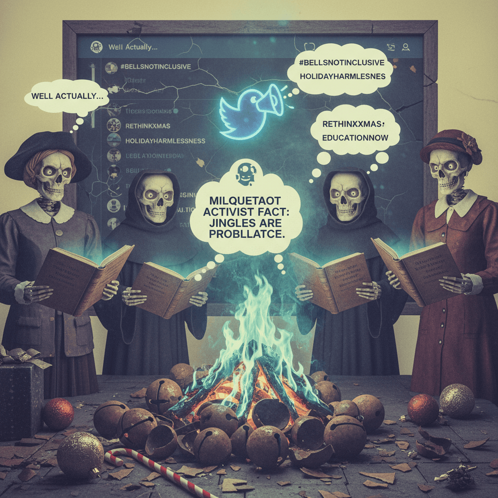 Actually jingle bells bad, btw #educate