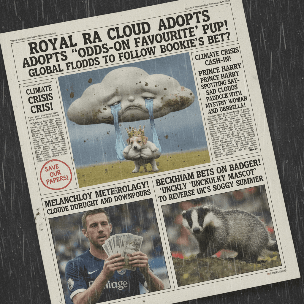 Rainy day sadness meets betting odds and celebrity adoption talk