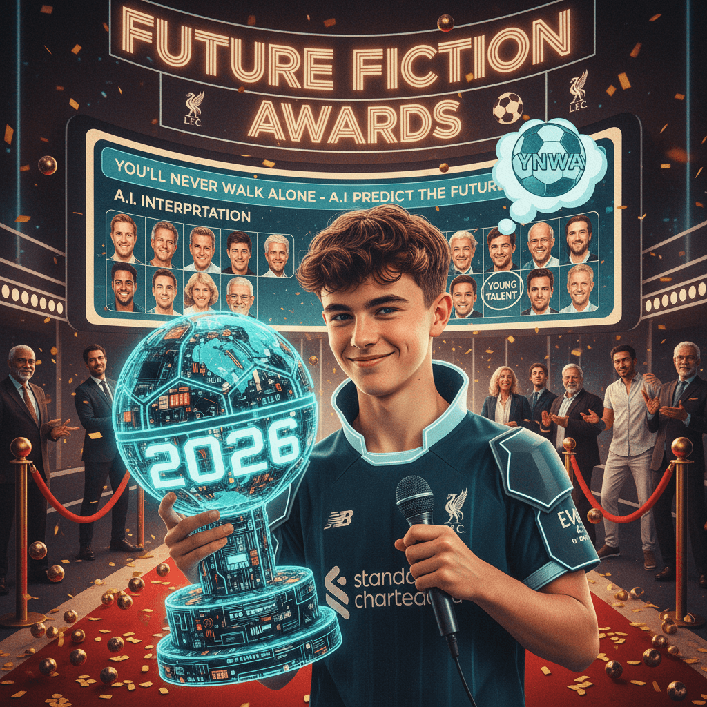 16yo wins 2026 Globe that hasn't happened yet, references YNWA