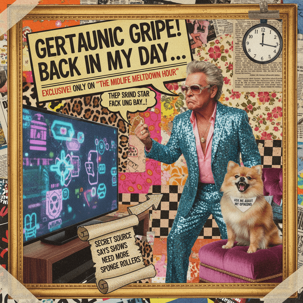 Washed celebrity mad that TV show evolved, exclusive scoop at 11