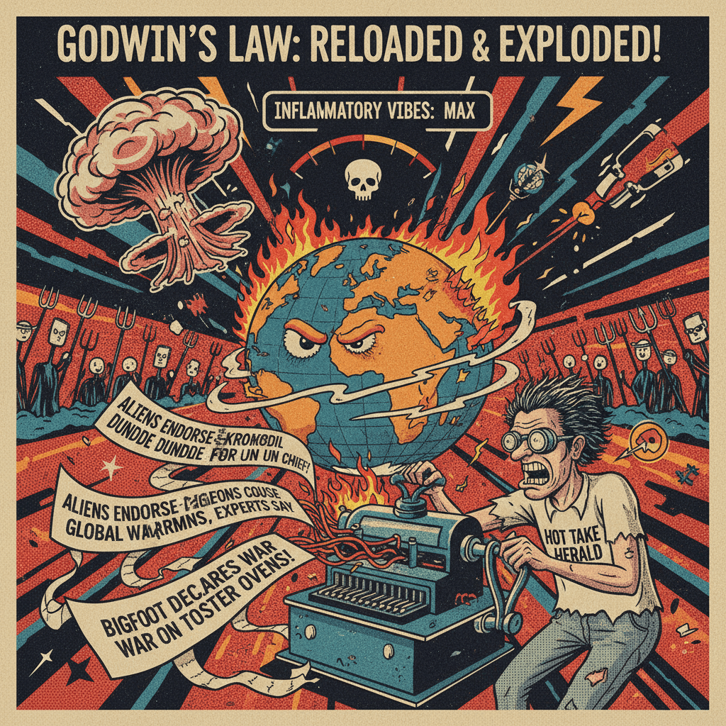 Telegraph speedruns Godwin's Law with maximum inflammatory vibes